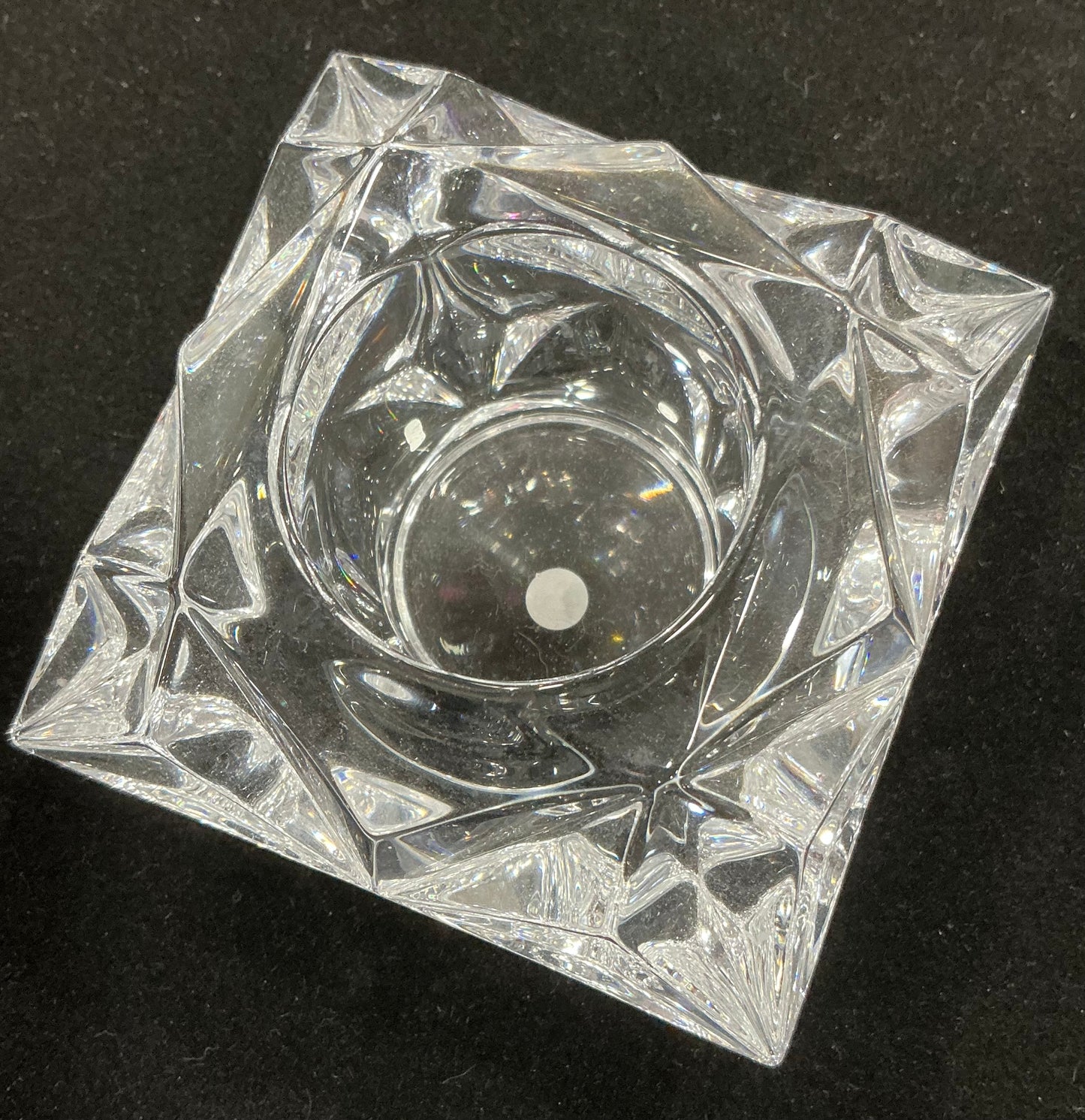 Prismatic Lead Crystal Stand