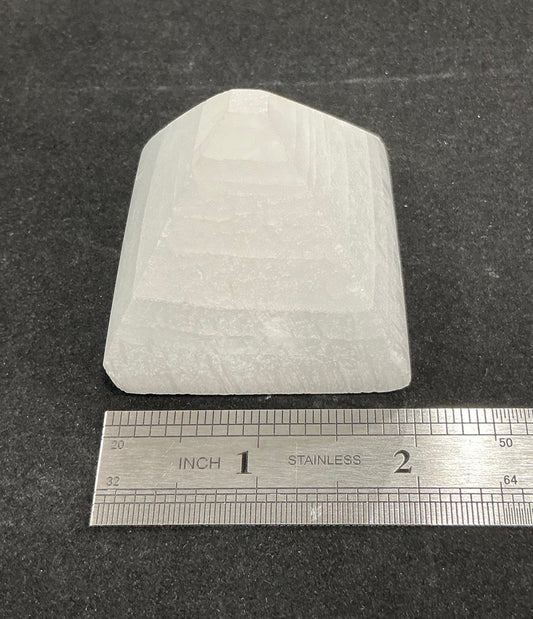 Selenite / Satin Spar Pyramid